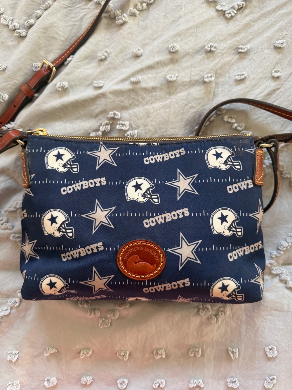 Dooney & Bourke Navy Dallas Cowboys Crossbody Bag